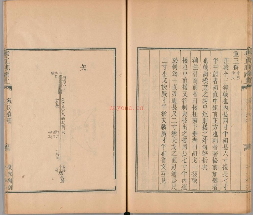 考工记图.2卷.清戴震撰.清乾隆时期曲阜孔继涵微波榭刊本pdf
