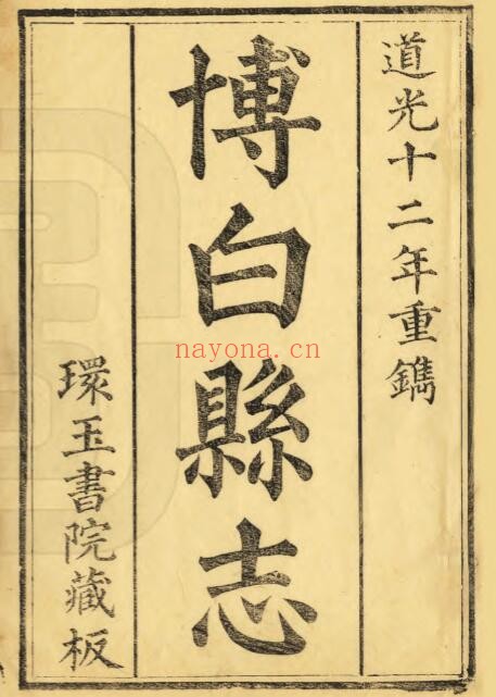 道光博白县志PDF电子版网盘下载