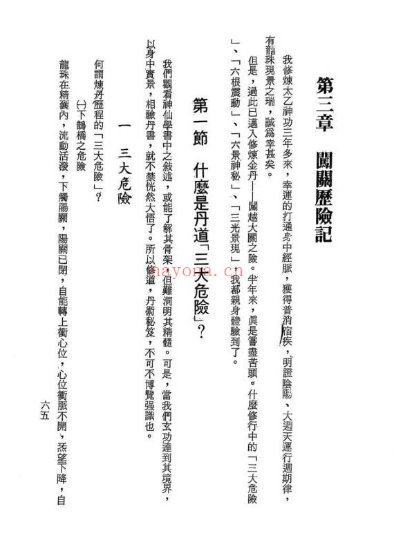 万靖宇中华太乙神功秘笈160页PDF 道家功法