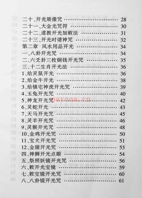 苏国圣开光大全274页PDF 道家开光秘法