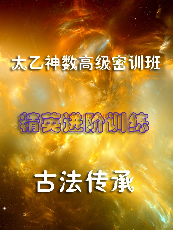 廖华辉太乙神数高级密训班视频课程