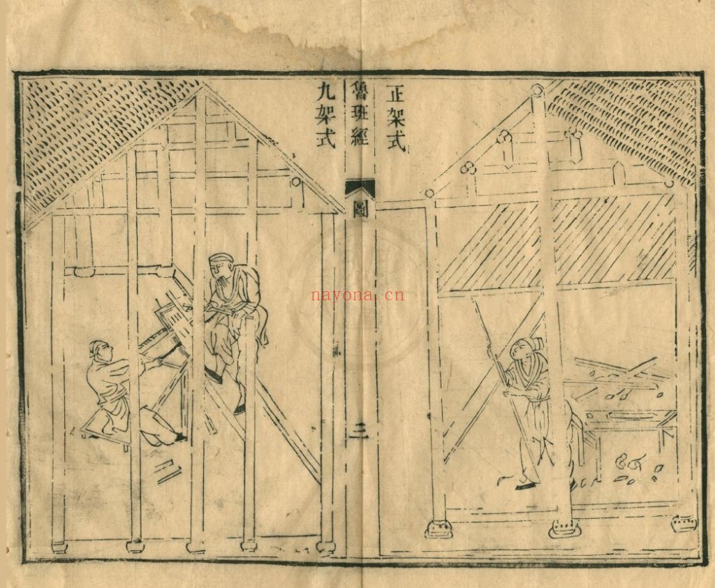 工师雕斲正式鲁班木经匠家镜三卷.清同治刻本pdf