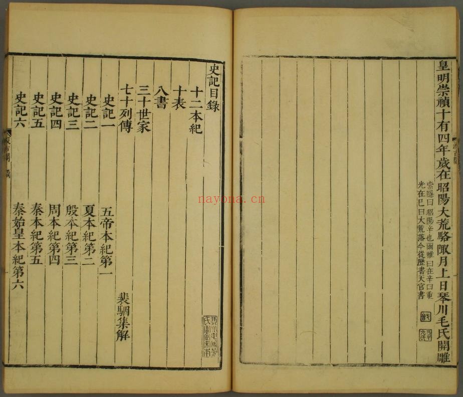 史记.1-130卷.司马迁撰.裴骃集解