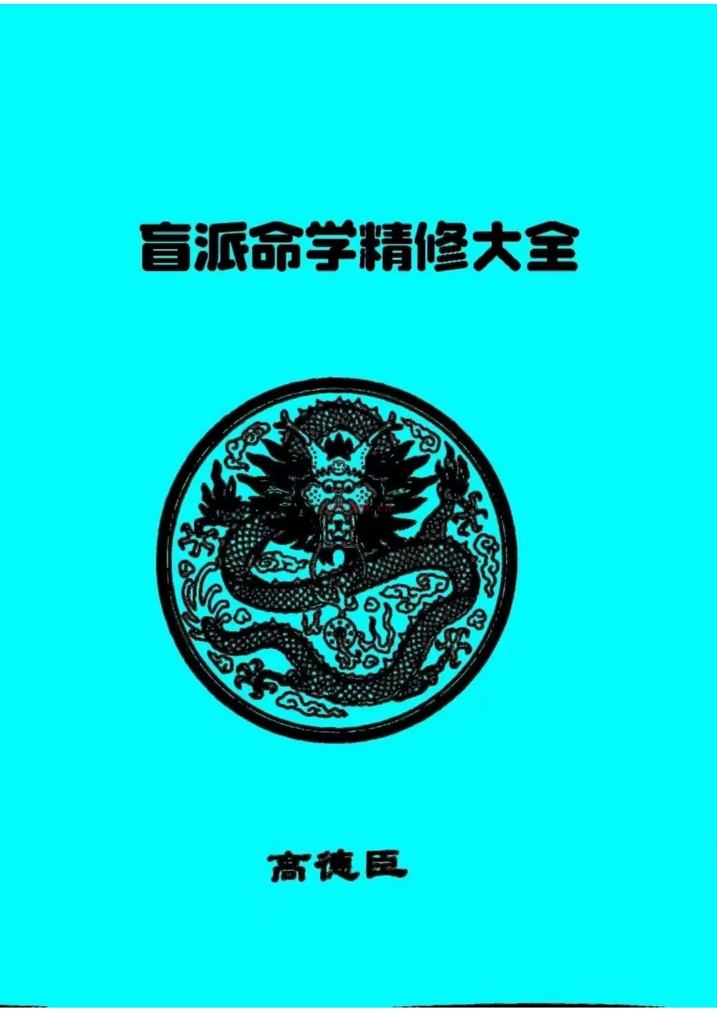 《高德臣盲派命学精修大全++15》PDF电子书（253页）
