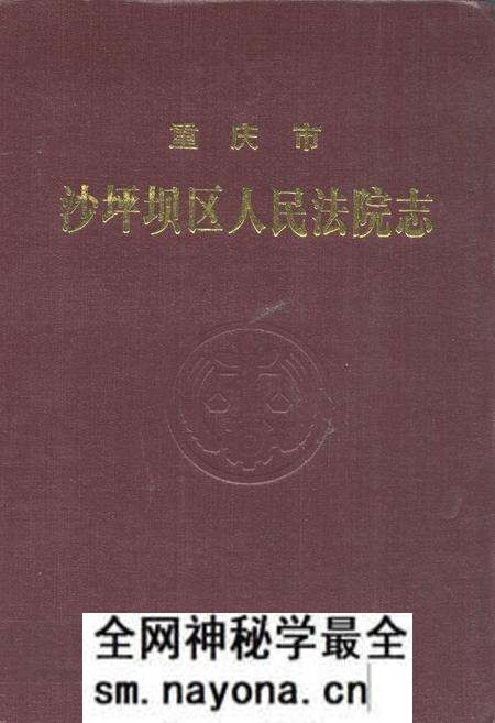 《重庆市沙坪坝区人民法院志》.pdf电子版_重庆市志预览图