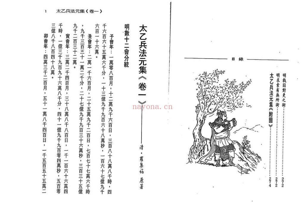 太乙神数之兵法元集PDF