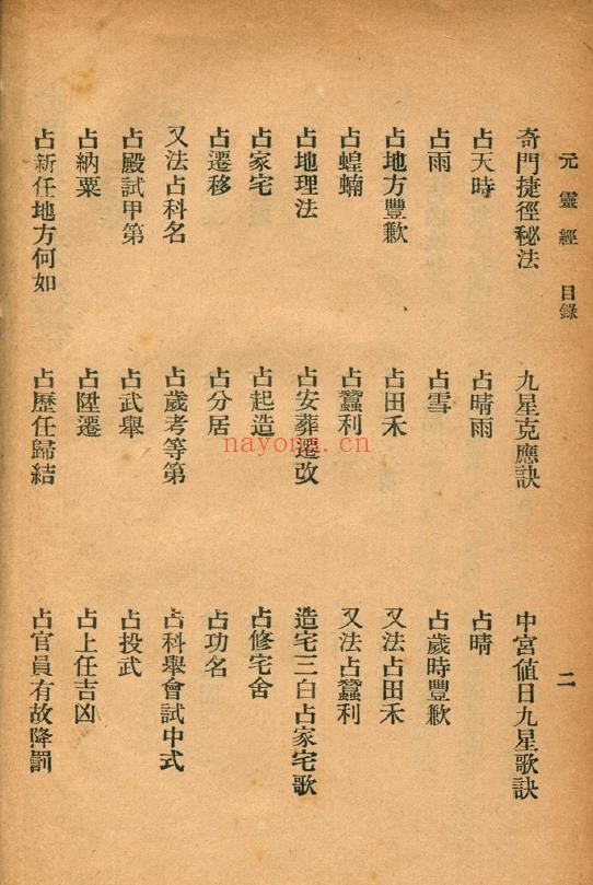 奇门遁甲元灵经 奇门元灵经