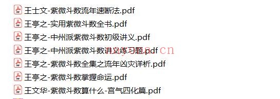 紫微斗数-王氏7本