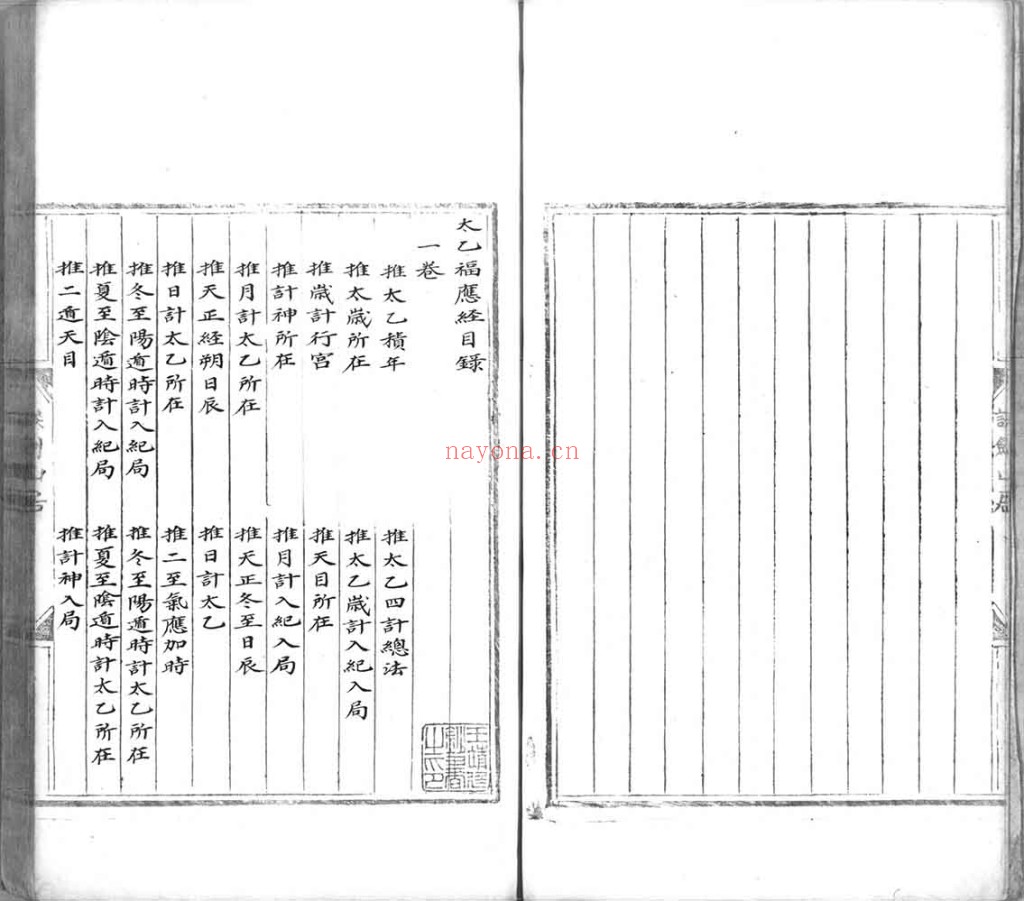景祐太乙福应经.十卷PDF