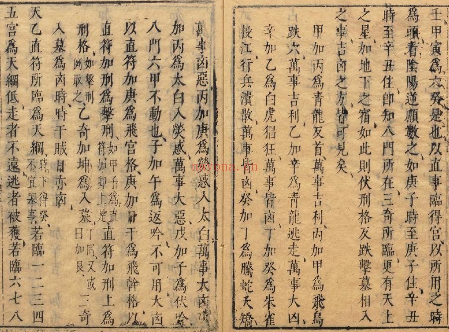 景祐遁甲符应经PDF-明朝版