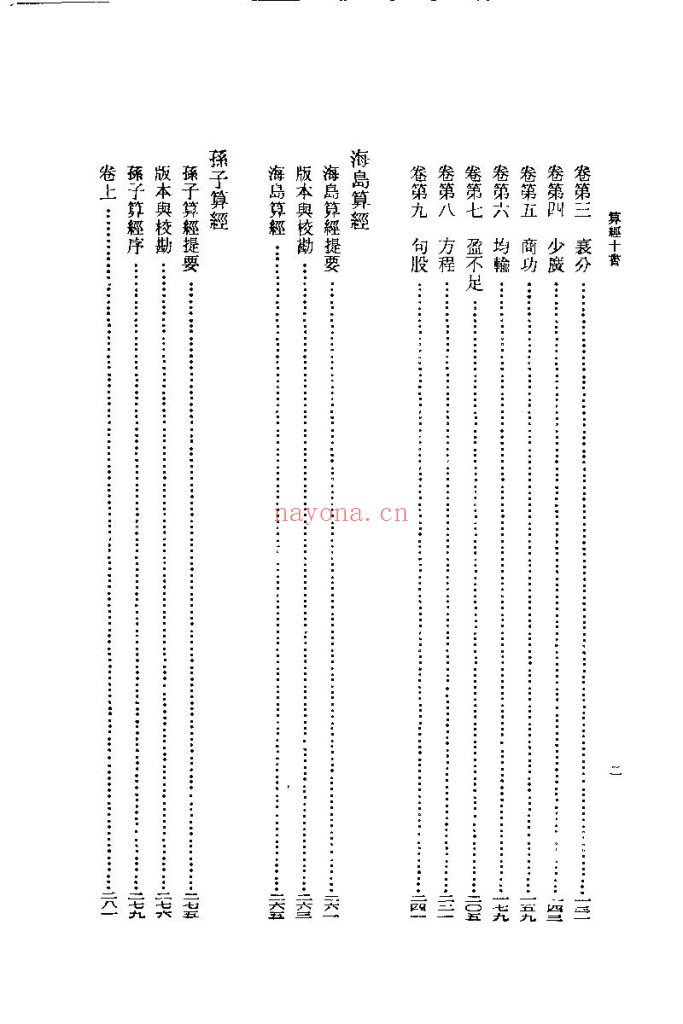 算经十书-钱宝琮校点pdf