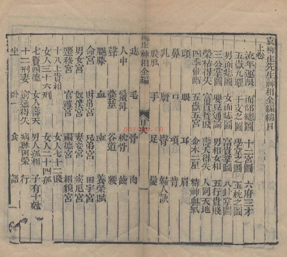 柳庄相法袁柳庄先生神相全编 上中下三卷pdf