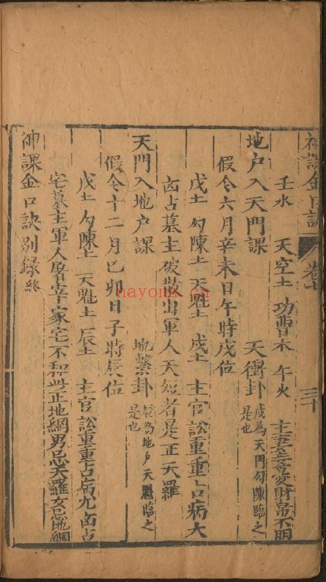神课金口诀.六卷.明.适适子.撰pdf