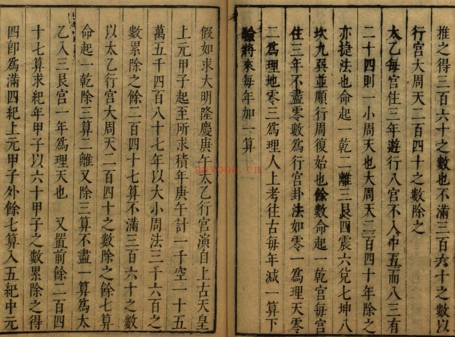太乙庙算.PDF 明崇祯时期修德堂刊本