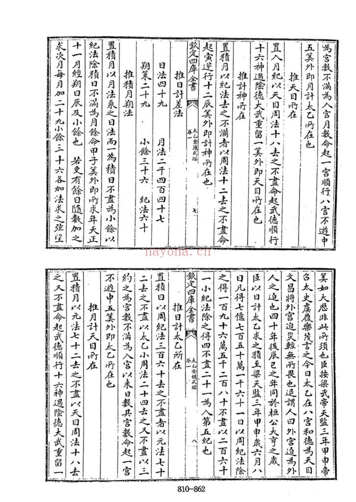 太乙金镜式经PDF 10卷-[唐]王希明撰