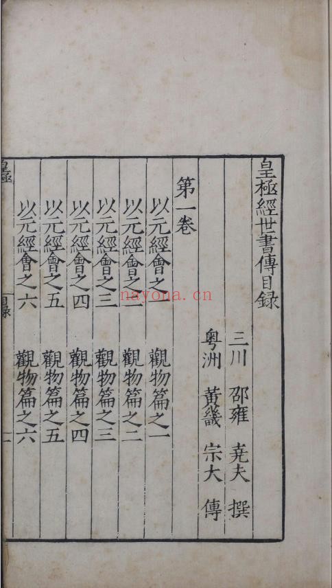 皇极经世书传.八卷.宋.邵雍pdf