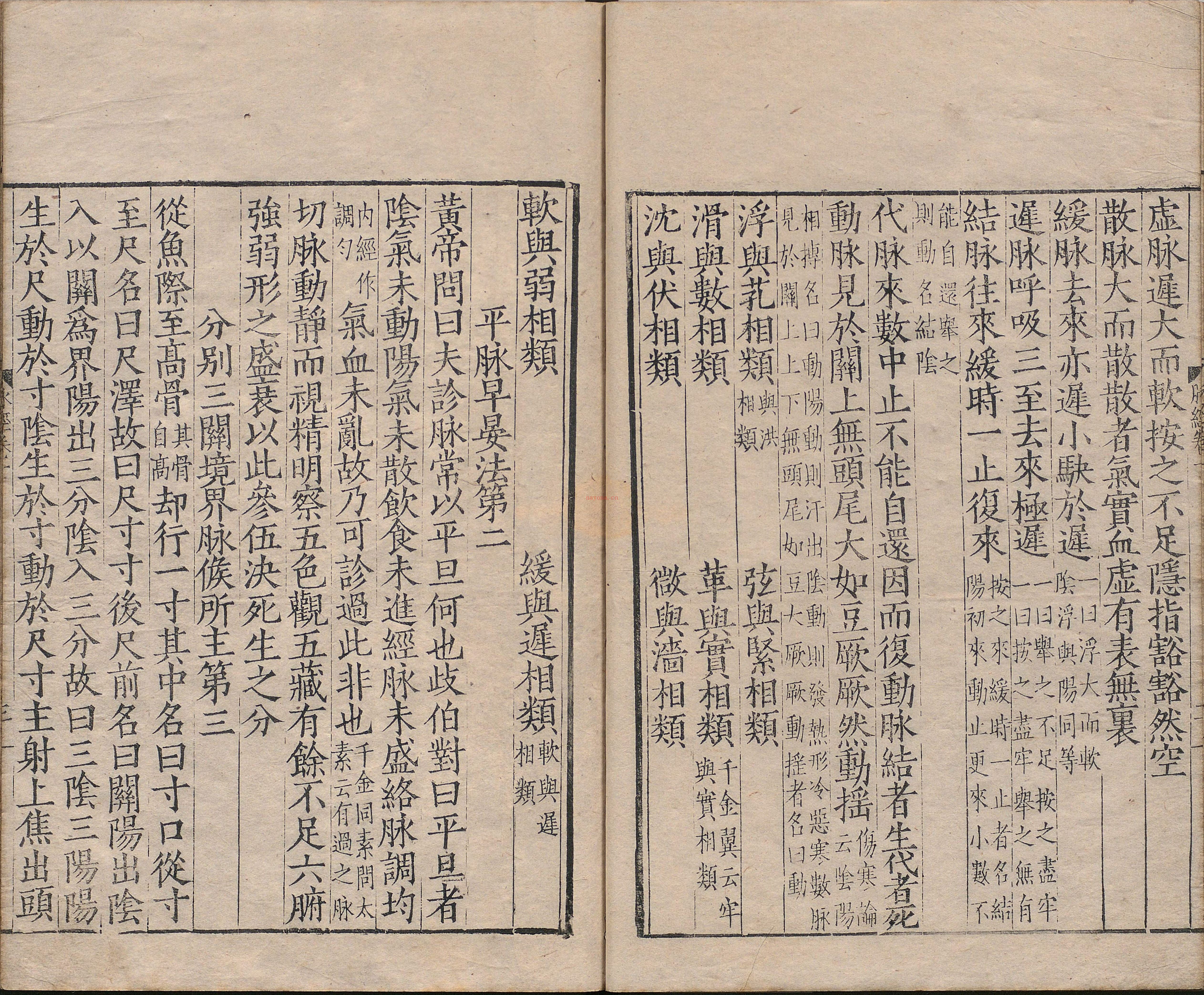 脉经PDF.十卷.晋.王叔和着.明代翻刻宋嘉定时期何大任本