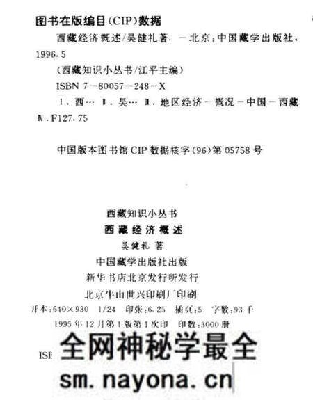 《西藏经济概述》.pdf电子版_西藏自治区志预览图1