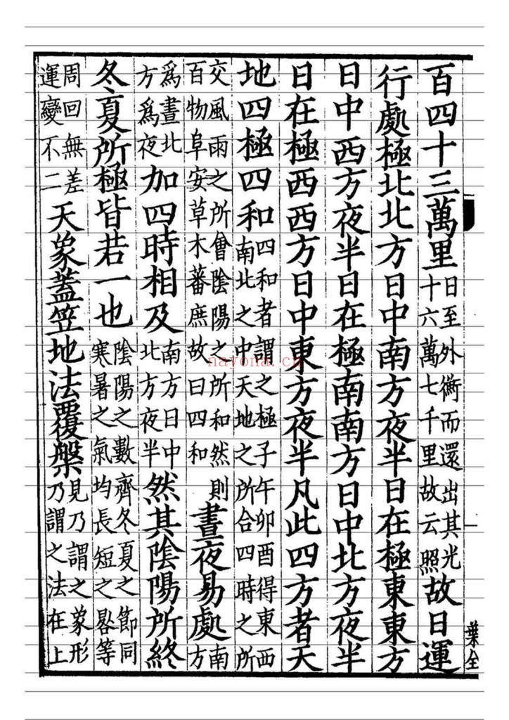 周髀算经下-汲古阁宋抄本pdf
