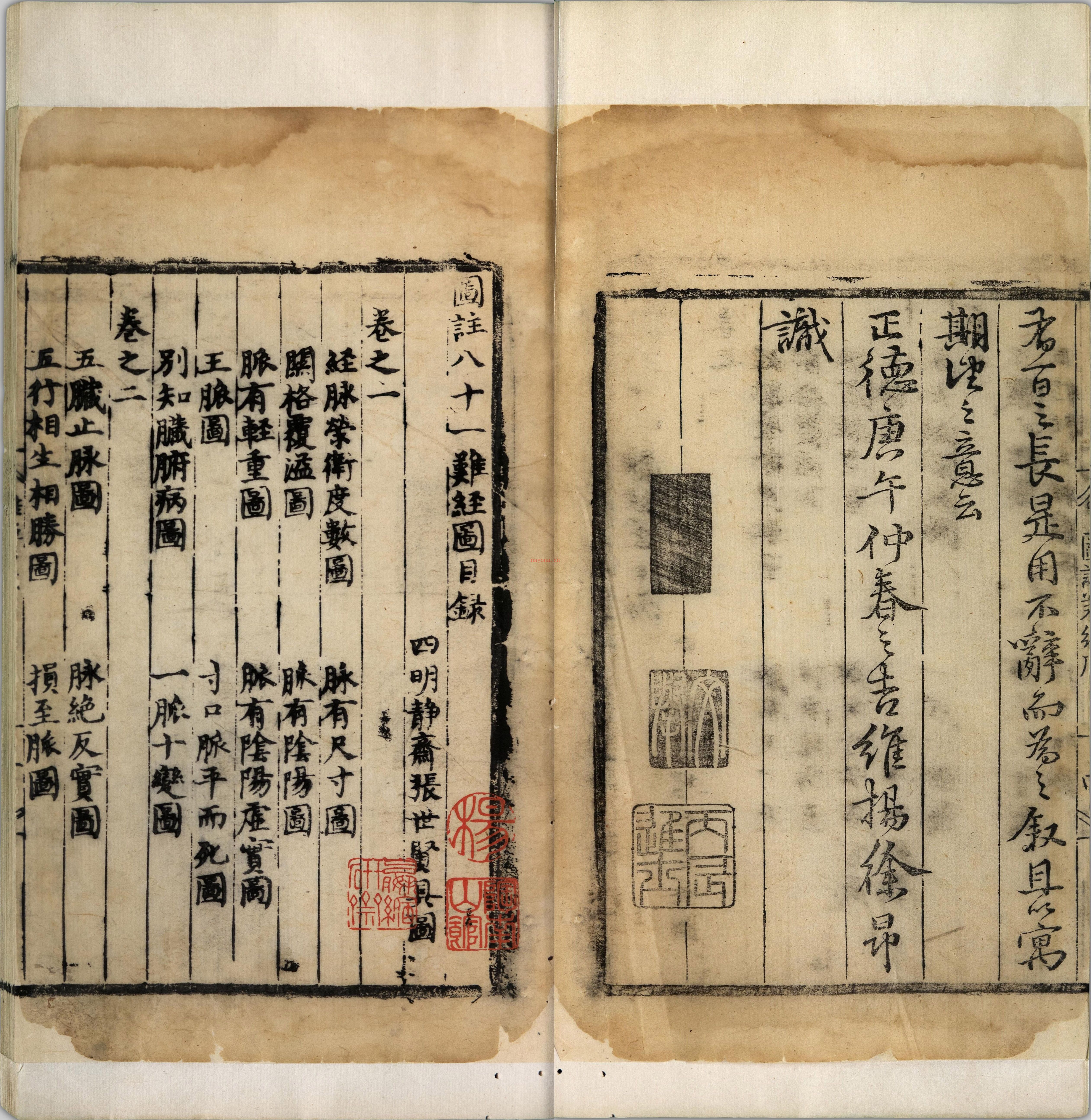 难经经释PDF和图注难经八十一难经PDF三册八卷.明.张世贤撰