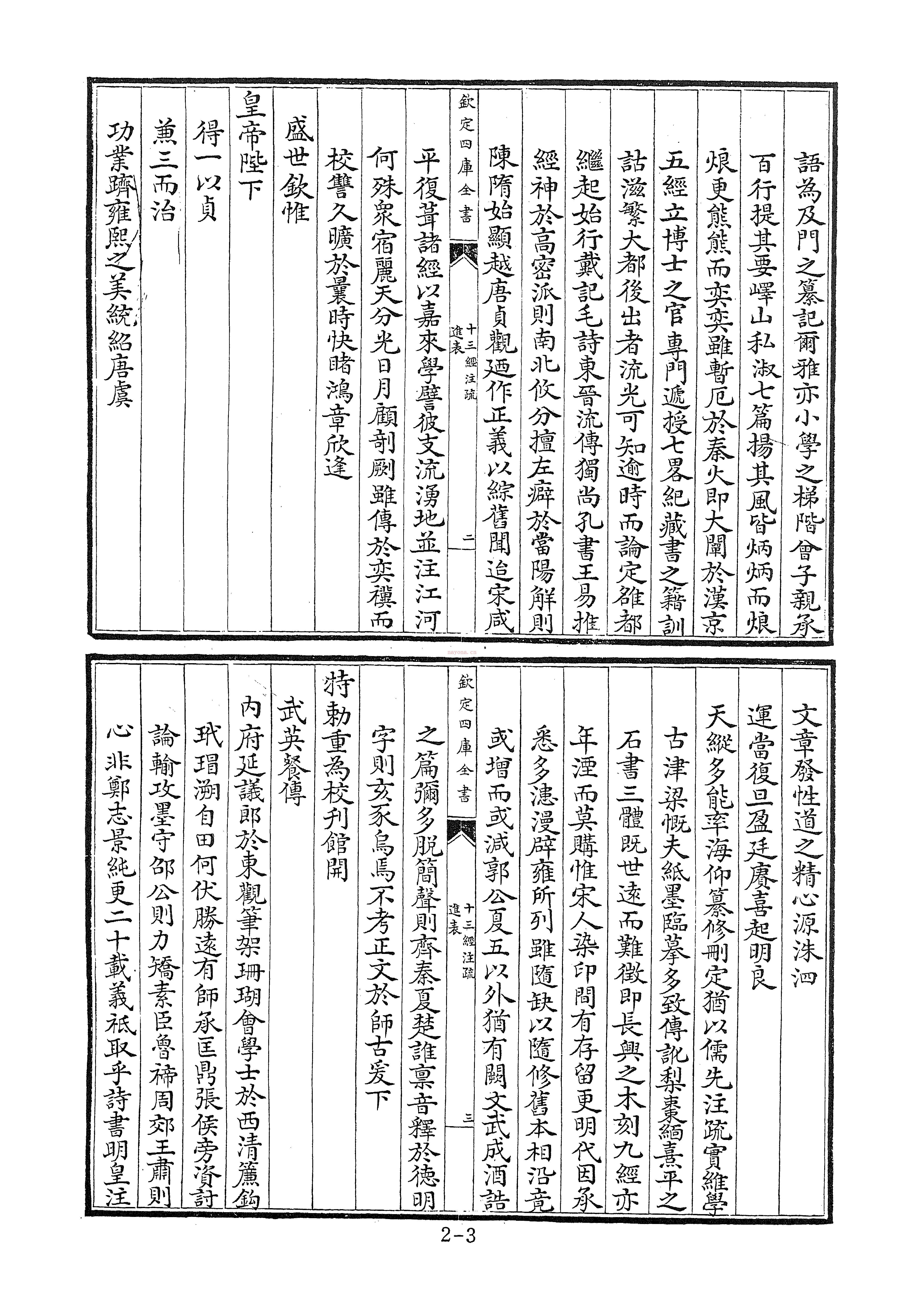 景印摛藻堂四库全书荟要500册全套 清乾隆三十八年（1773）钞本（50.48G）