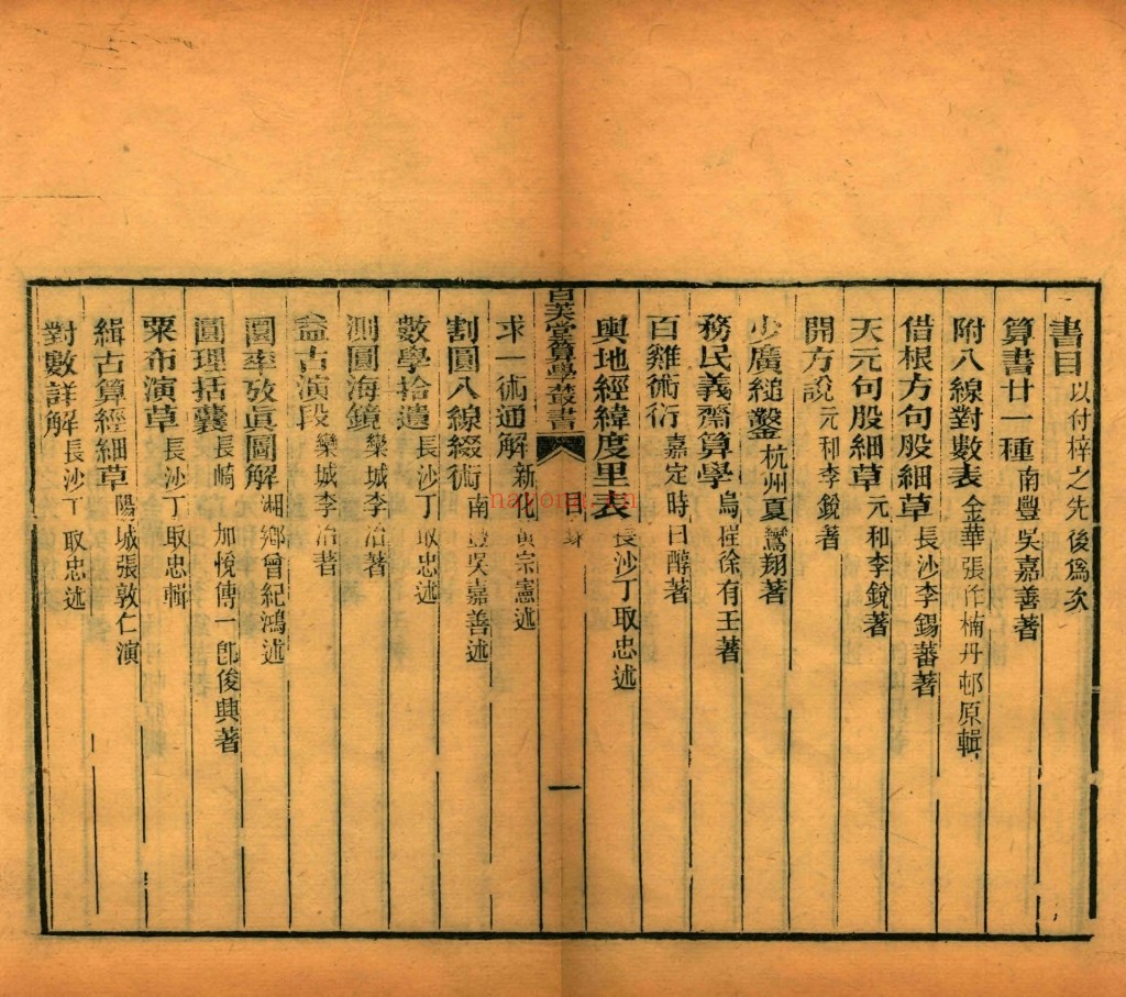 白芙堂算学丛书.四十八种.八十九卷.清.丁取忠撰.清同治光绪时期长沙古荷花池精舍刊本2126页pdf