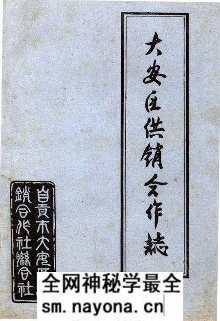 《大安区供销合作志》.pdf电子版_四川省志预览图