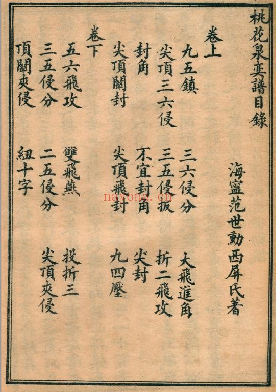 桃花泉棋谱.二卷.桃花泉弈谱.清.范西屏.上海千顷堂书局石印本pdf