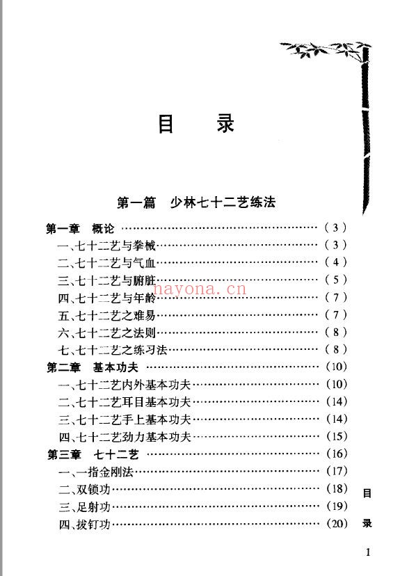 少林绝艺 少林七十二艺练法 龙泽320页pdf