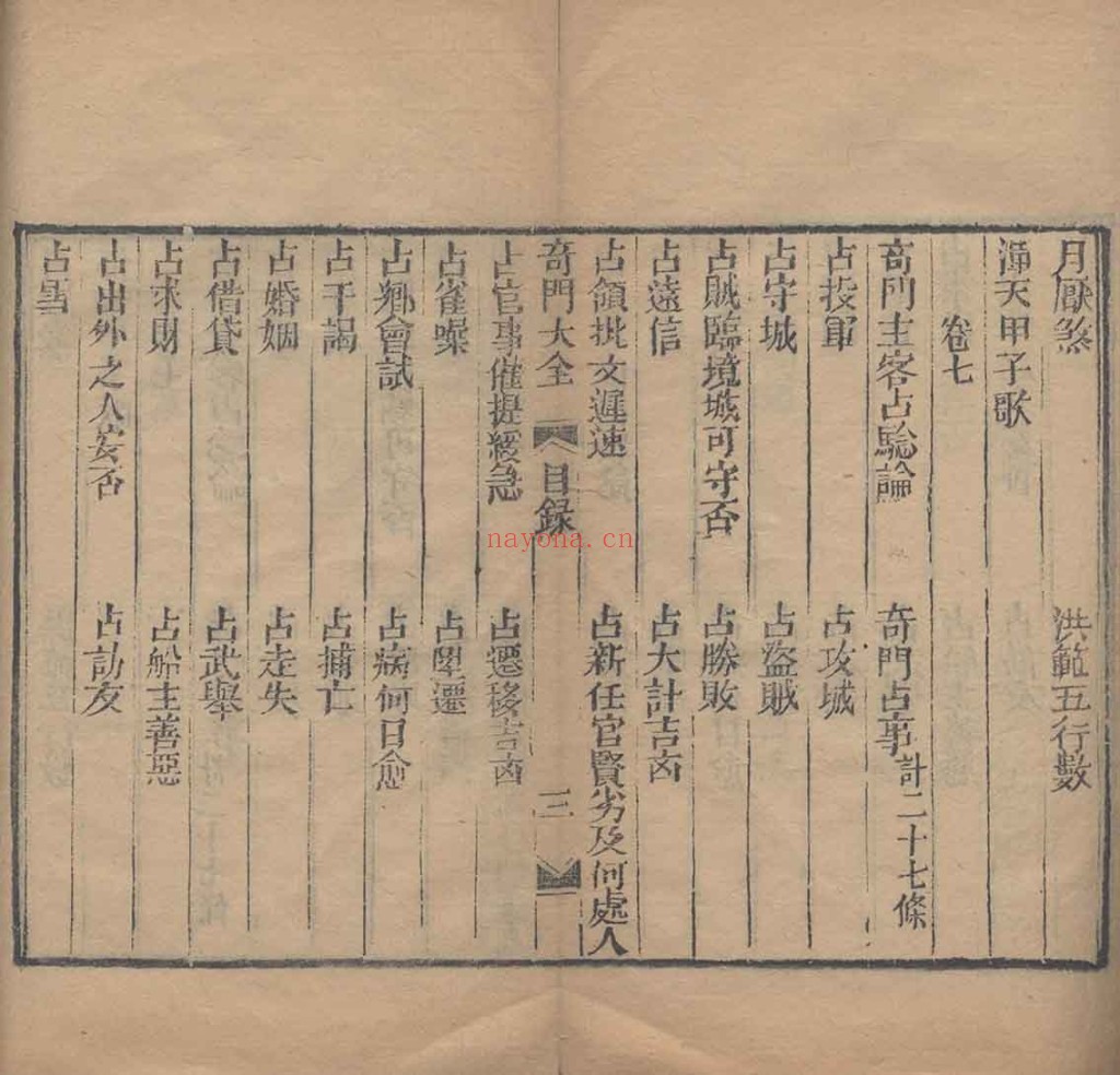 奇门遁甲秘笈大全.题明.刘伯温辑.三十卷.清代省思堂刊本PDF
