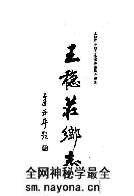 《王稳庄乡志》.pdf电子版_天津市志预览图2