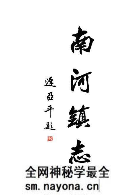 《南河镇志》.pdf电子版_天津市志预览图1
