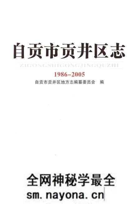 《自贡市贡井区志1986-2005》.pdf电子版_四川省志预览图1