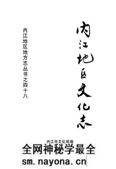 《内江地区文化志》.pdf电子版_四川省志预览图1