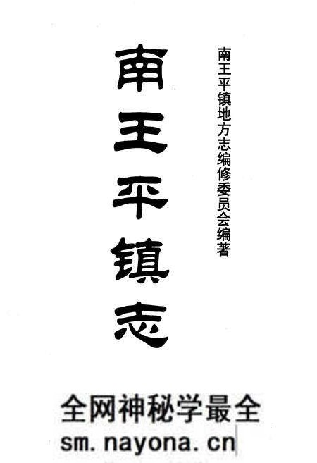 《南王平镇志》.pdf电子版_天津市志预览图1
