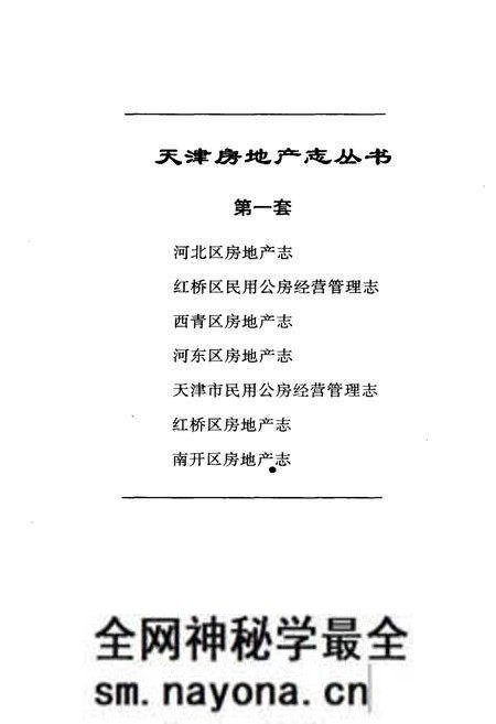 《红桥区房地产志》.pdf电子版_天津市志预览图1 《红桥区房地产志》.pdf电子版_天津市志预览图1