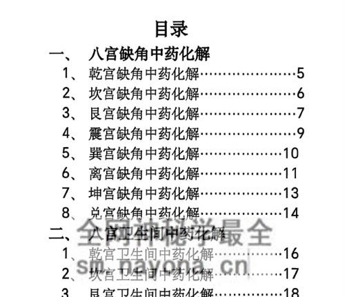 G1678阳宅八宫化解大全PDF电子书89页