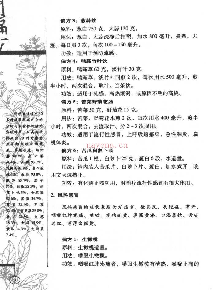 民间偏方228页PDF 偏方大全