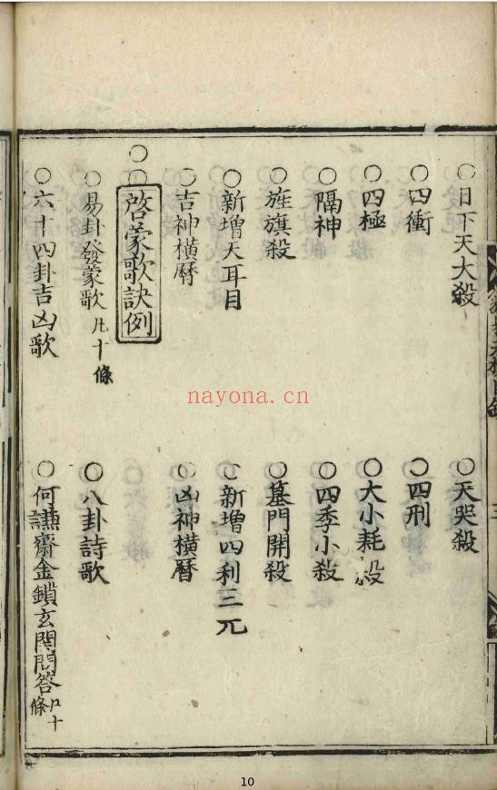 新纂集诸家全书大成断易天机