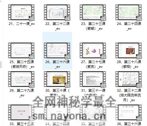 F241乾元老师《紫微斗数》视频48集