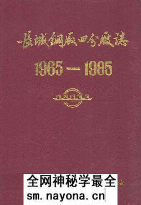 《《长城钢厂四分厂志(1965-1985)》》.pdf电子版_四川省志预览图