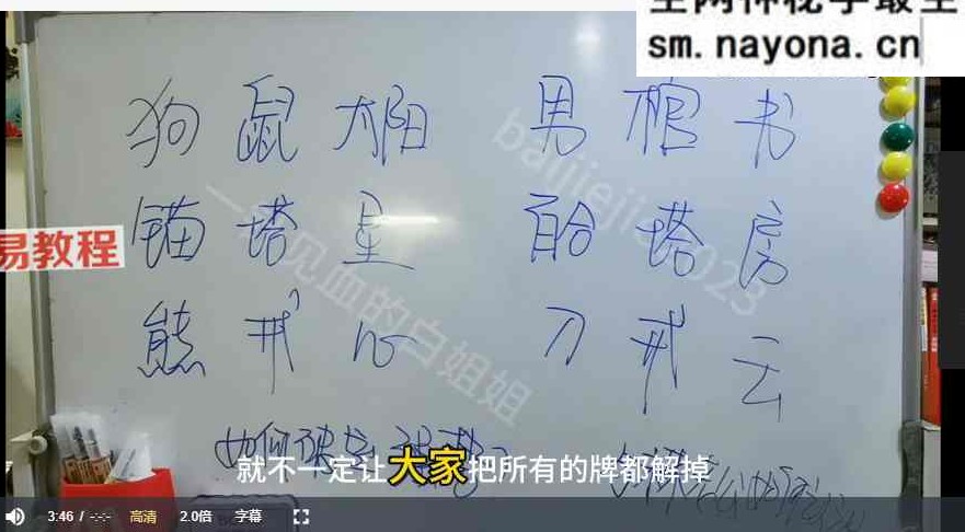 白姐姐雷诺曼应用大课班 视频多套