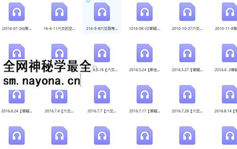 2016沙漠绿洲六爻专业课程录音166集