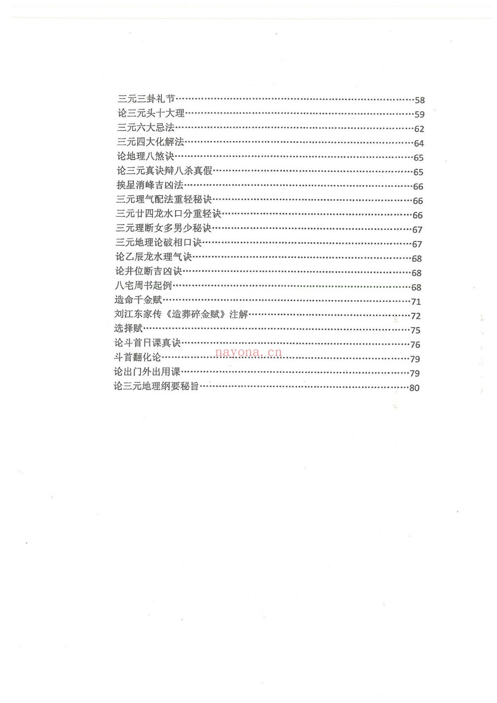 风水嫡传《囊金家传宝典》PDF电子书（86页）