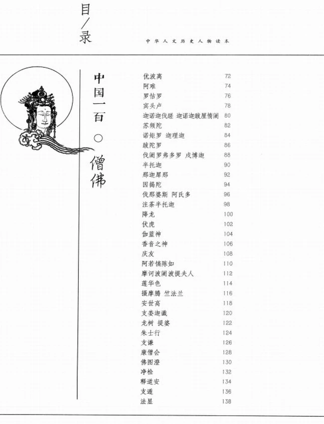 中国一百僧佛插图 中国一百僧佛插图