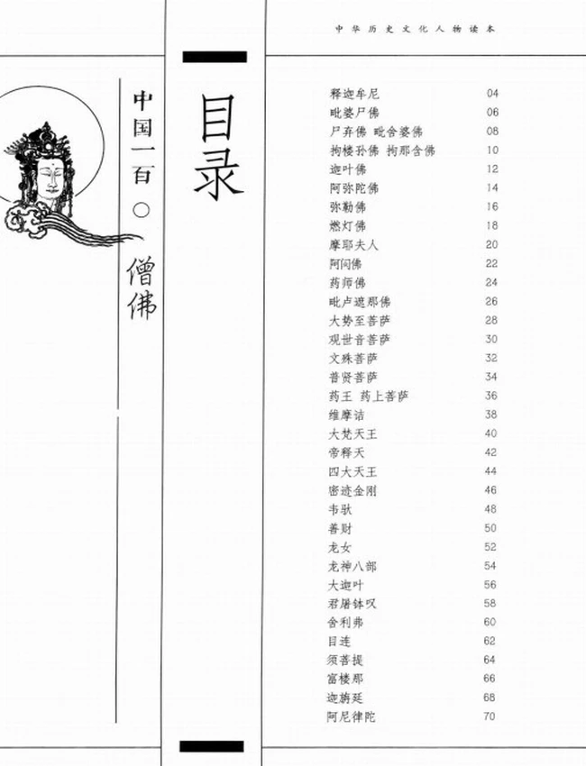 中国一百僧佛插图 中国一百僧佛插图