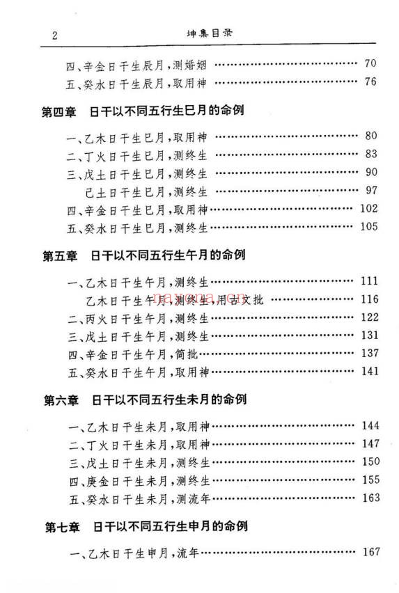 常树明坤集命例423页PDF 八字案例集