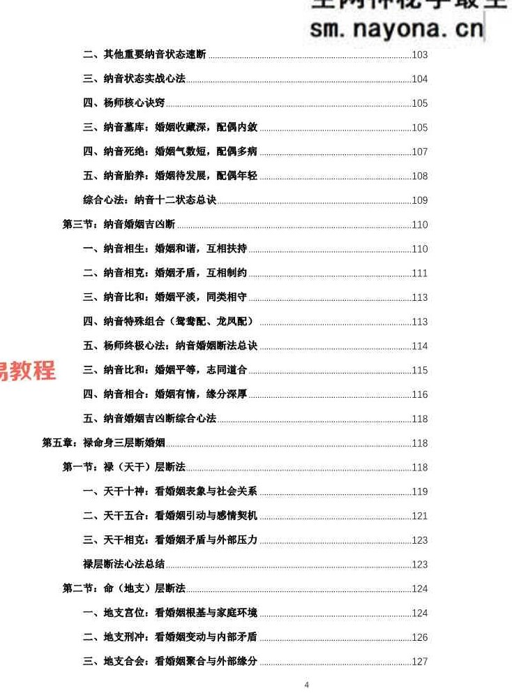 杨春波盲派婚姻断法A4黑白铜版【原版】.pdf 227页