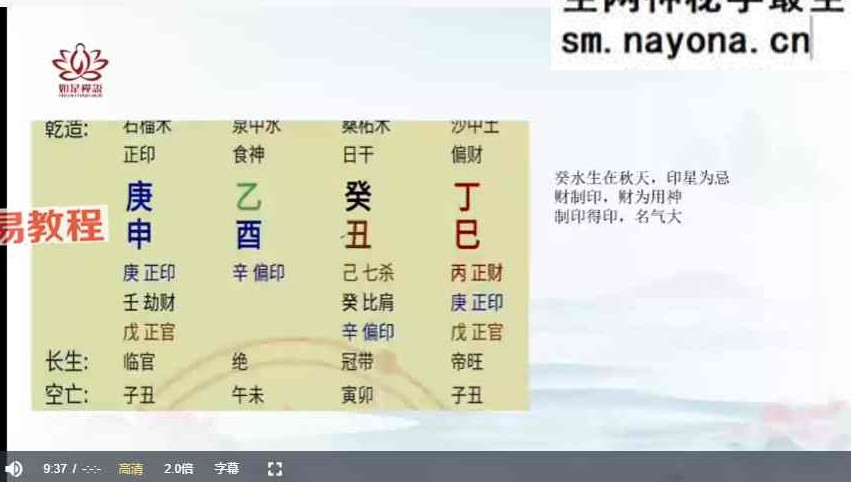 辰南《十天干喜忌·月令调候·常见格局》视频28集