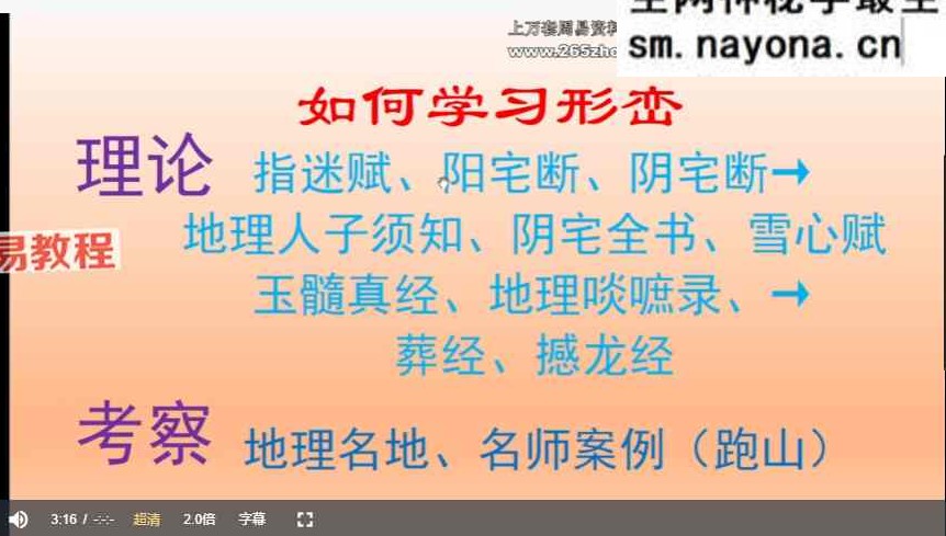 2025宗佑指迷赋+阳居环境学 视频两套